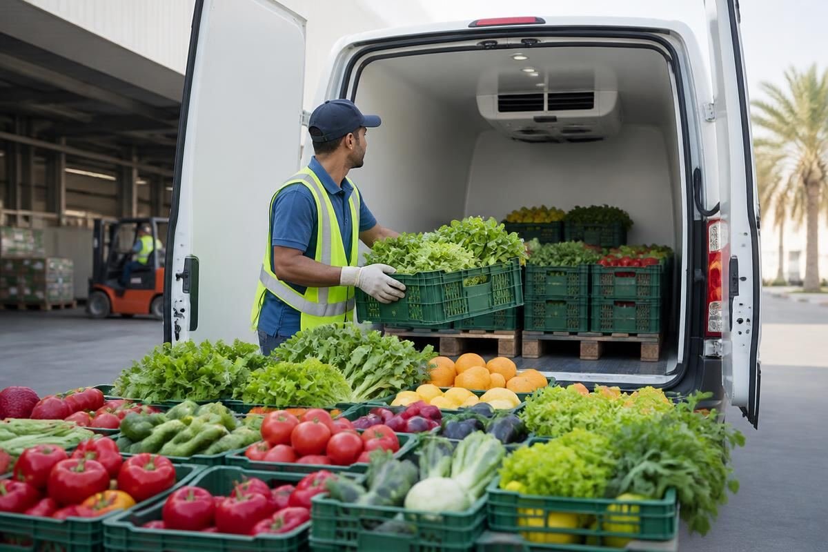 Fruits & Vegetables Transport by ADAS Refrigerated Transport in the UAE